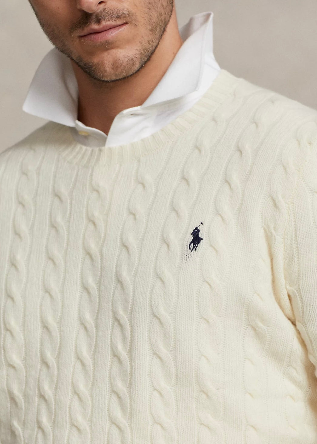 Polo Ralph Lauren Cable sweater - Andover Cream