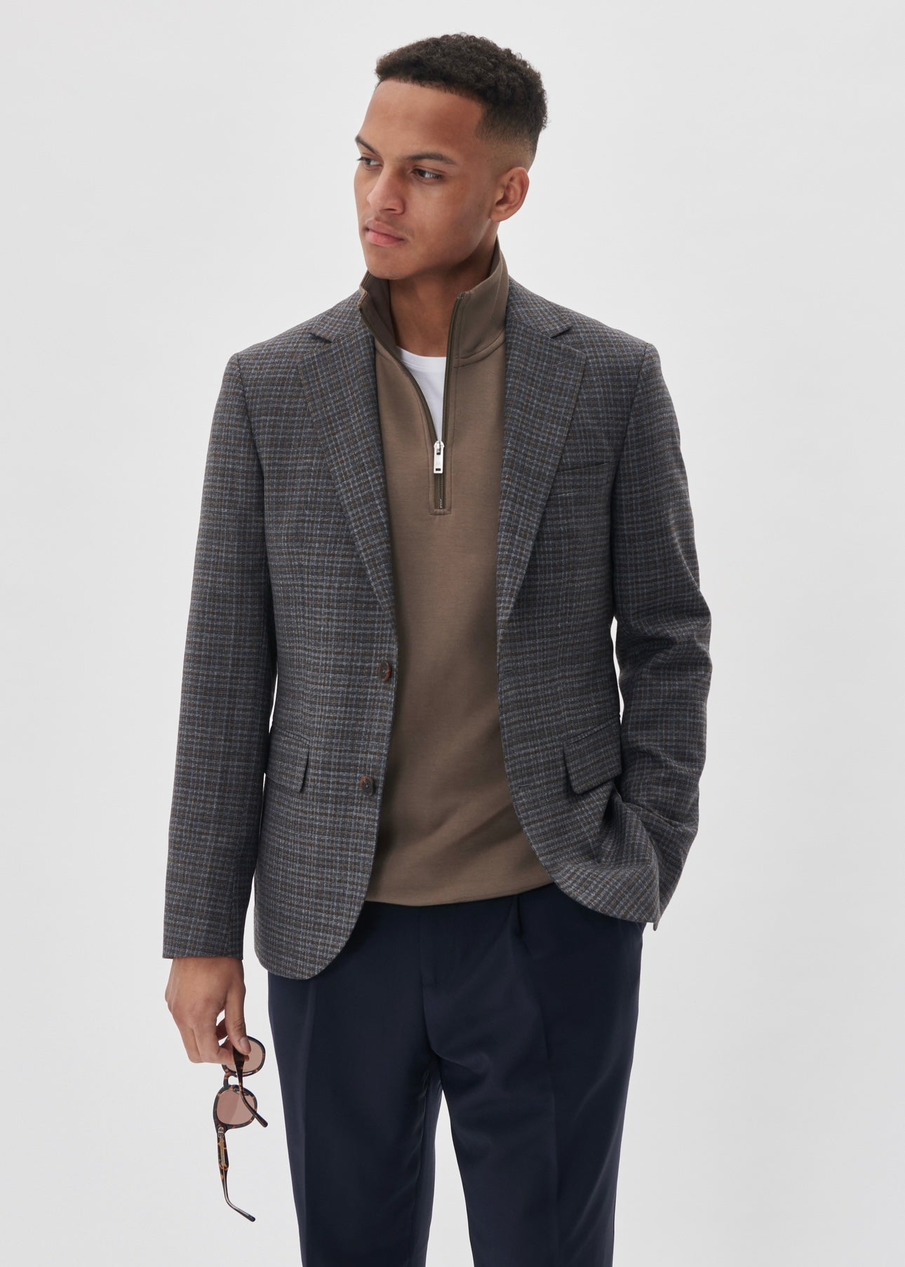 Matinique George blazer - Morel Melange