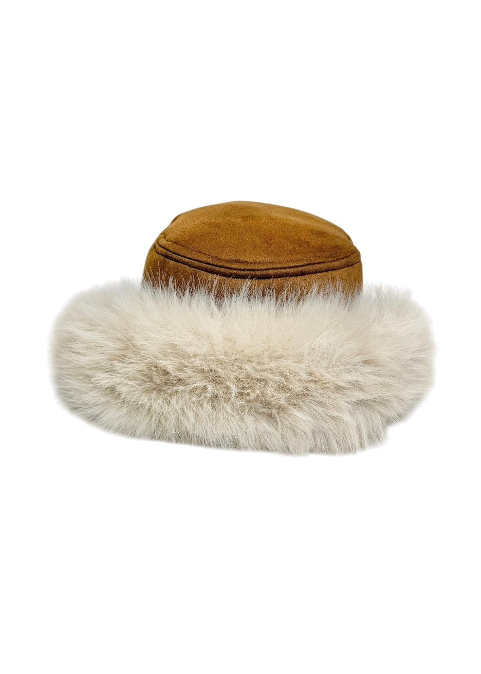 Saga Semsket Bøttehatt Chestnut