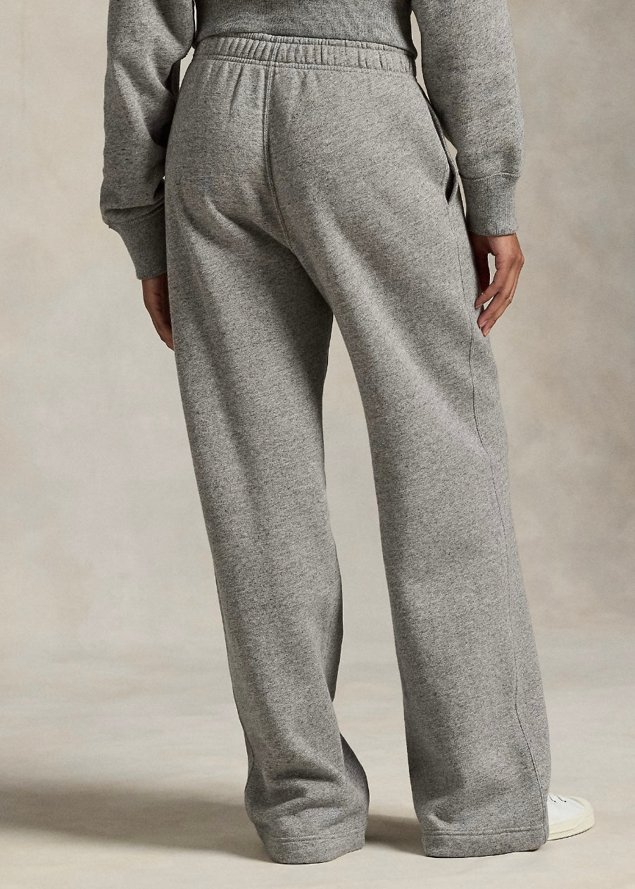 Fleece Wide sweatpants Dark Vintage Heather