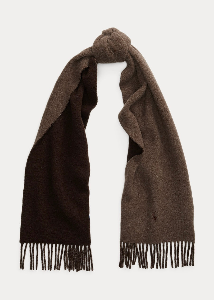Fringe scarf Nutmeg/Brown