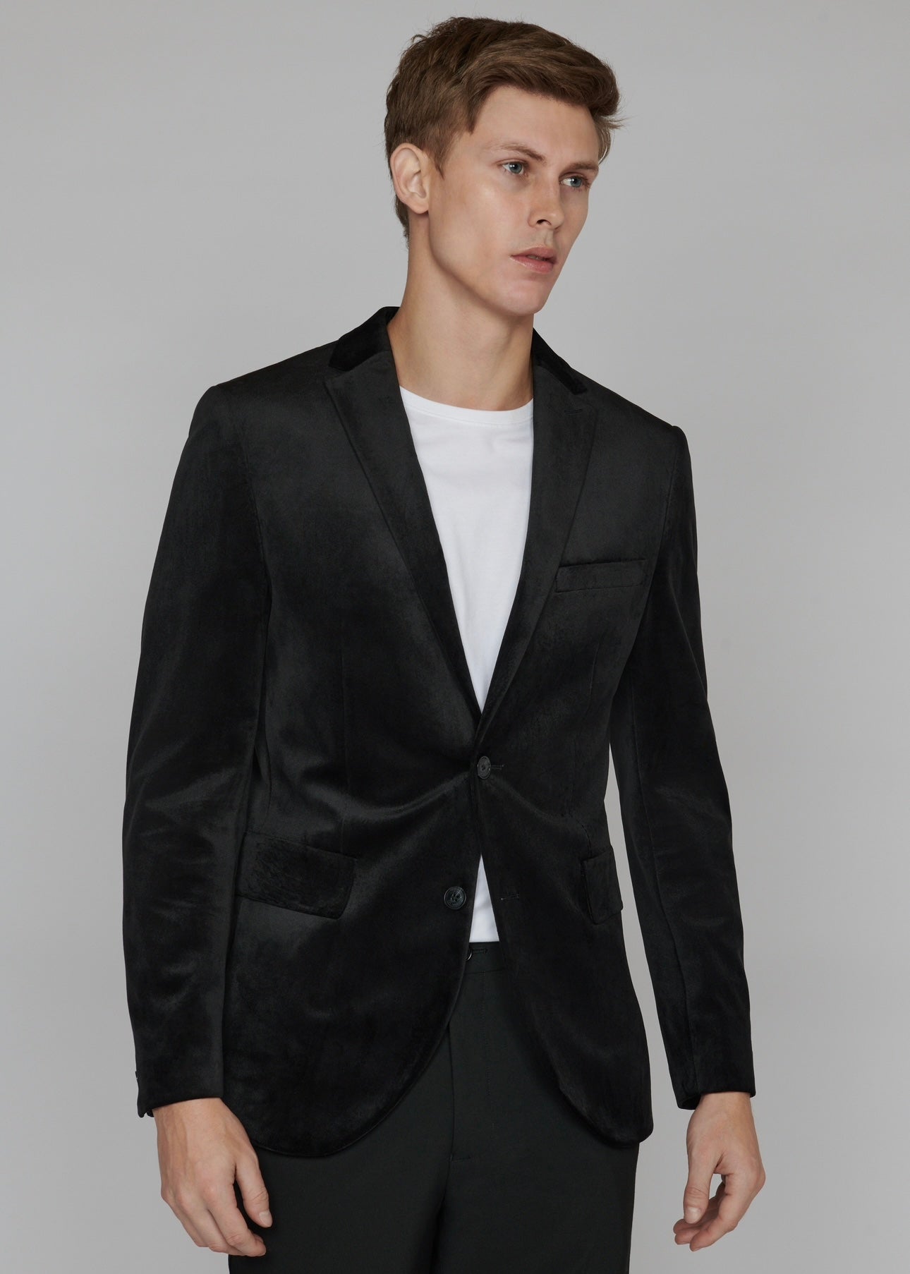 Matinique George Velvet blazer - Black