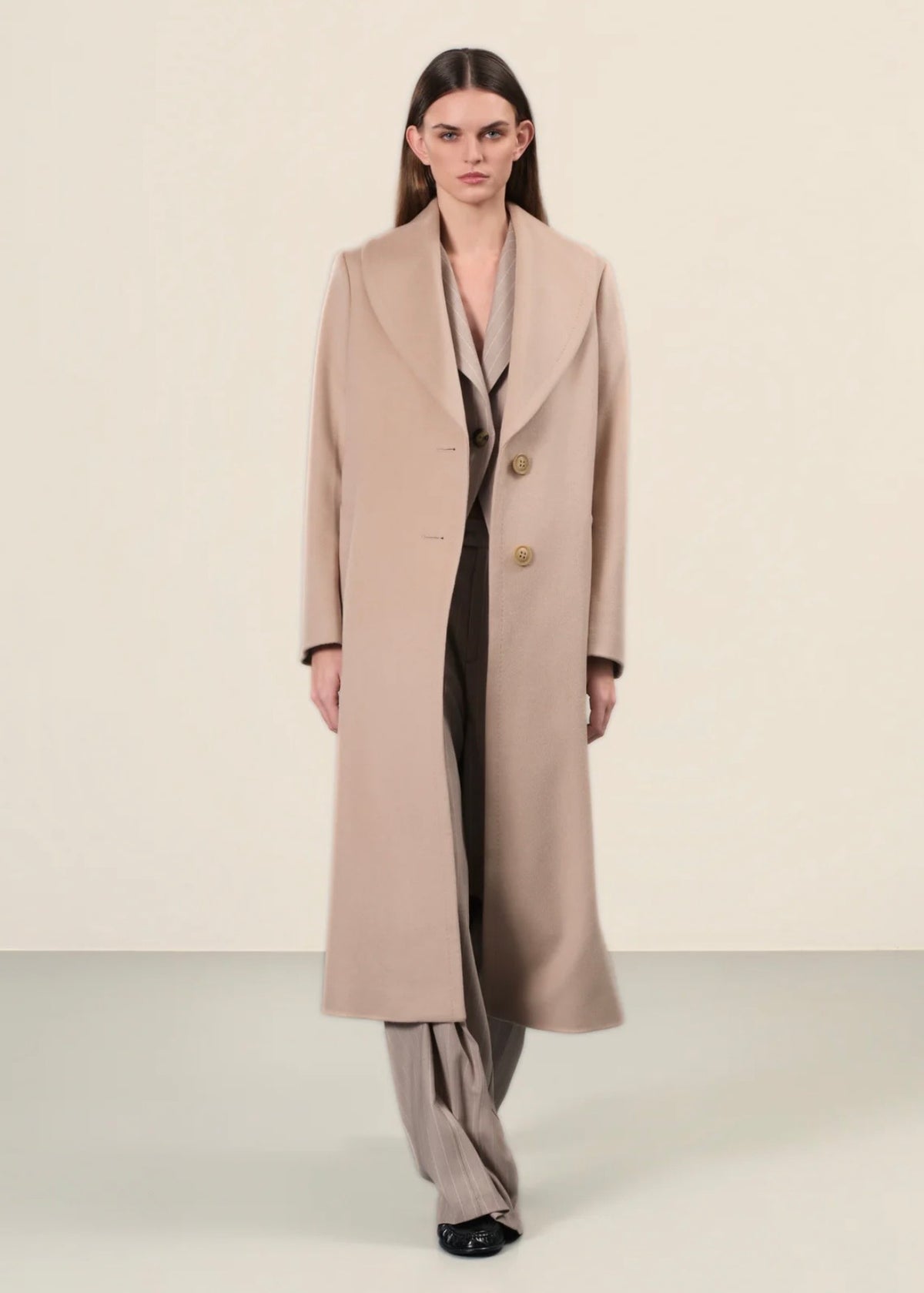 Cashmere Clareta Shawl Light Camel