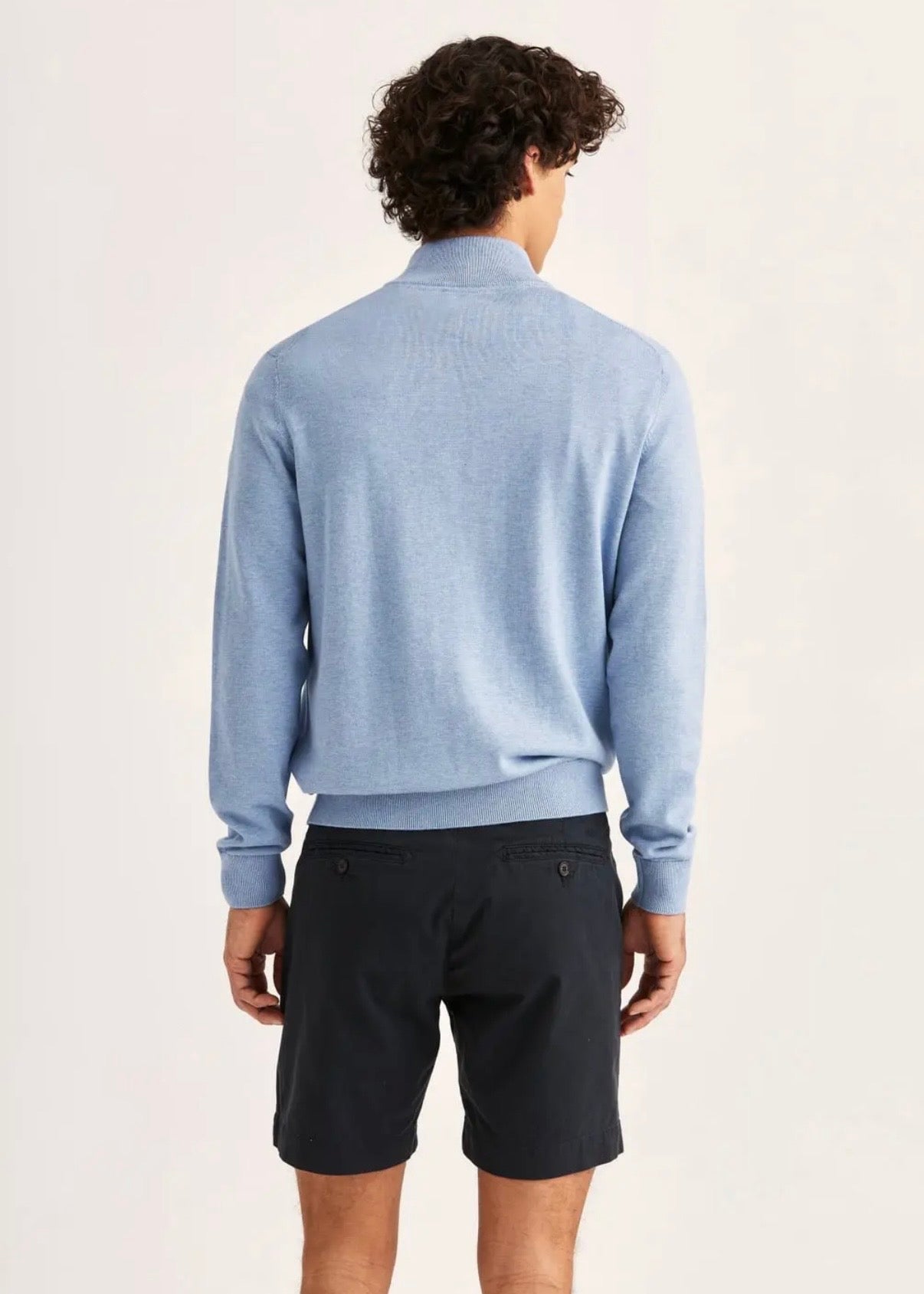 Riley Half Zip Blue