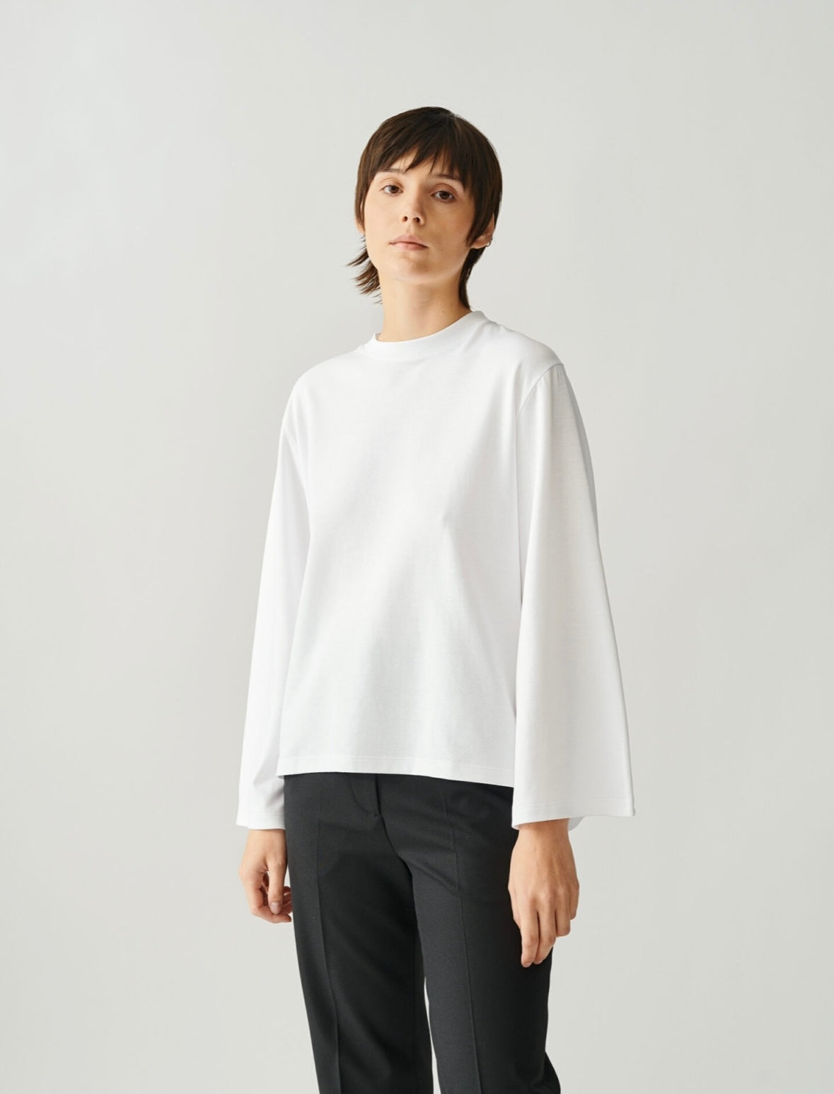 Julie Josephine Amanda longsleeve - White