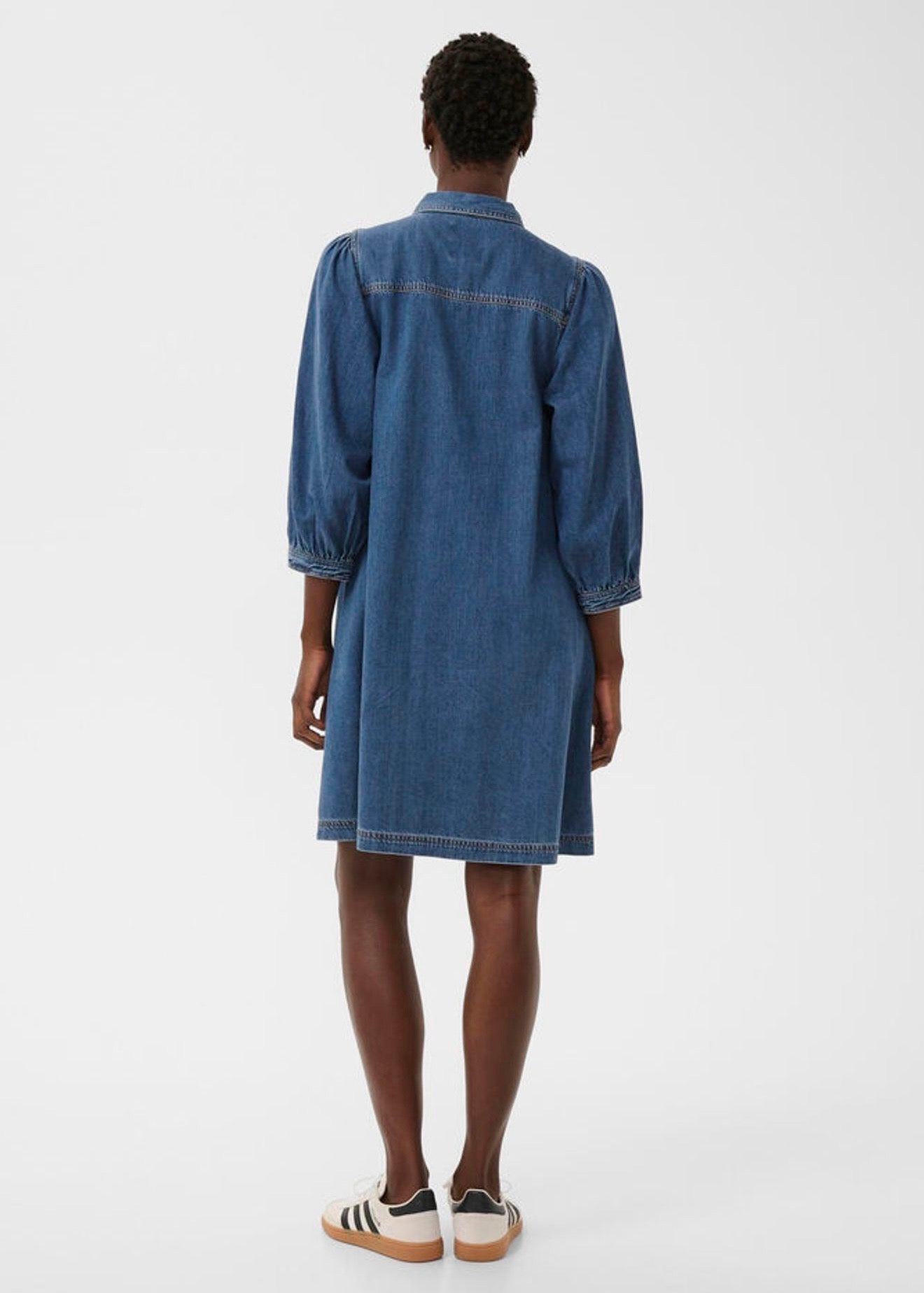 Eleinar Dress Medium Blue Denim