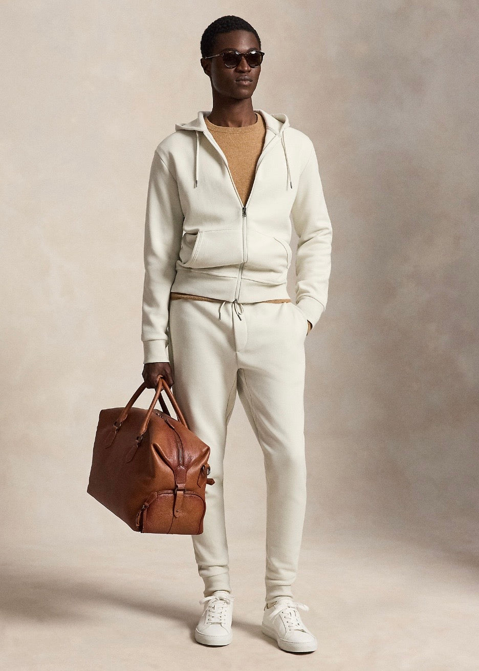 Double Knit Jogger Pant Stone Pebble