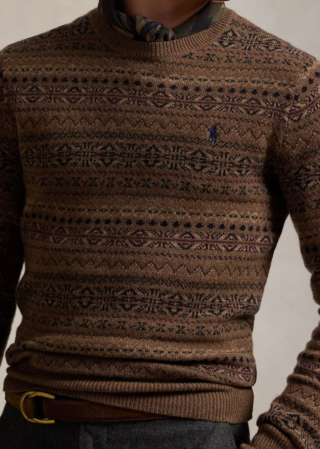 Polo Ralph Lauren Wool sweater - Camel Combo