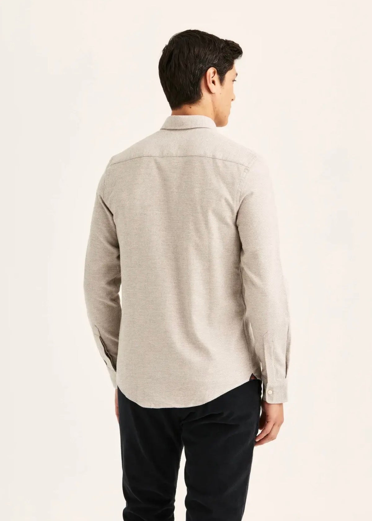 Flannel Check Shirt Khaki