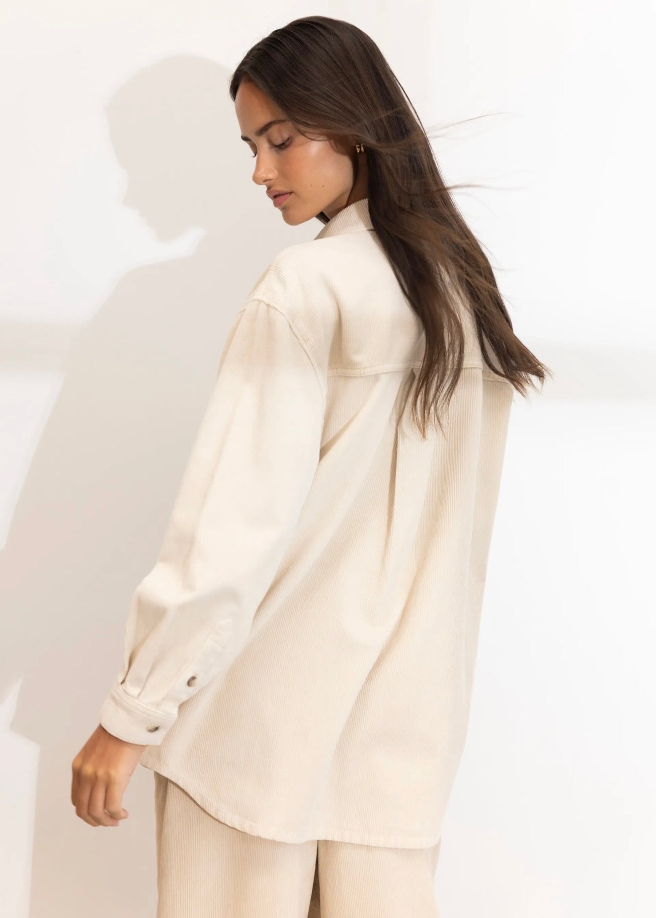 Alex Cord Shirt Greige