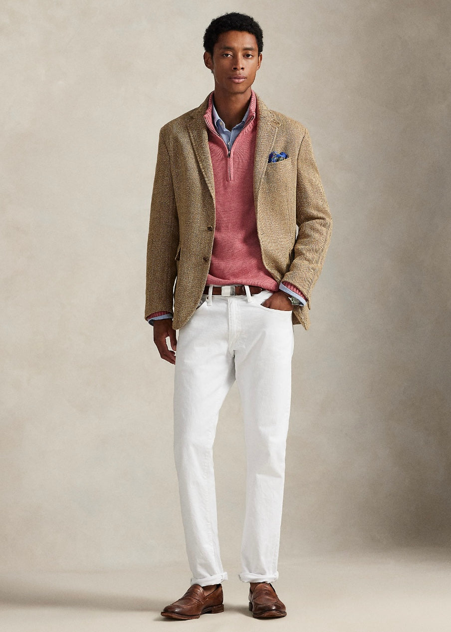 Quarter Zip Mockneck Strawberry Gelato