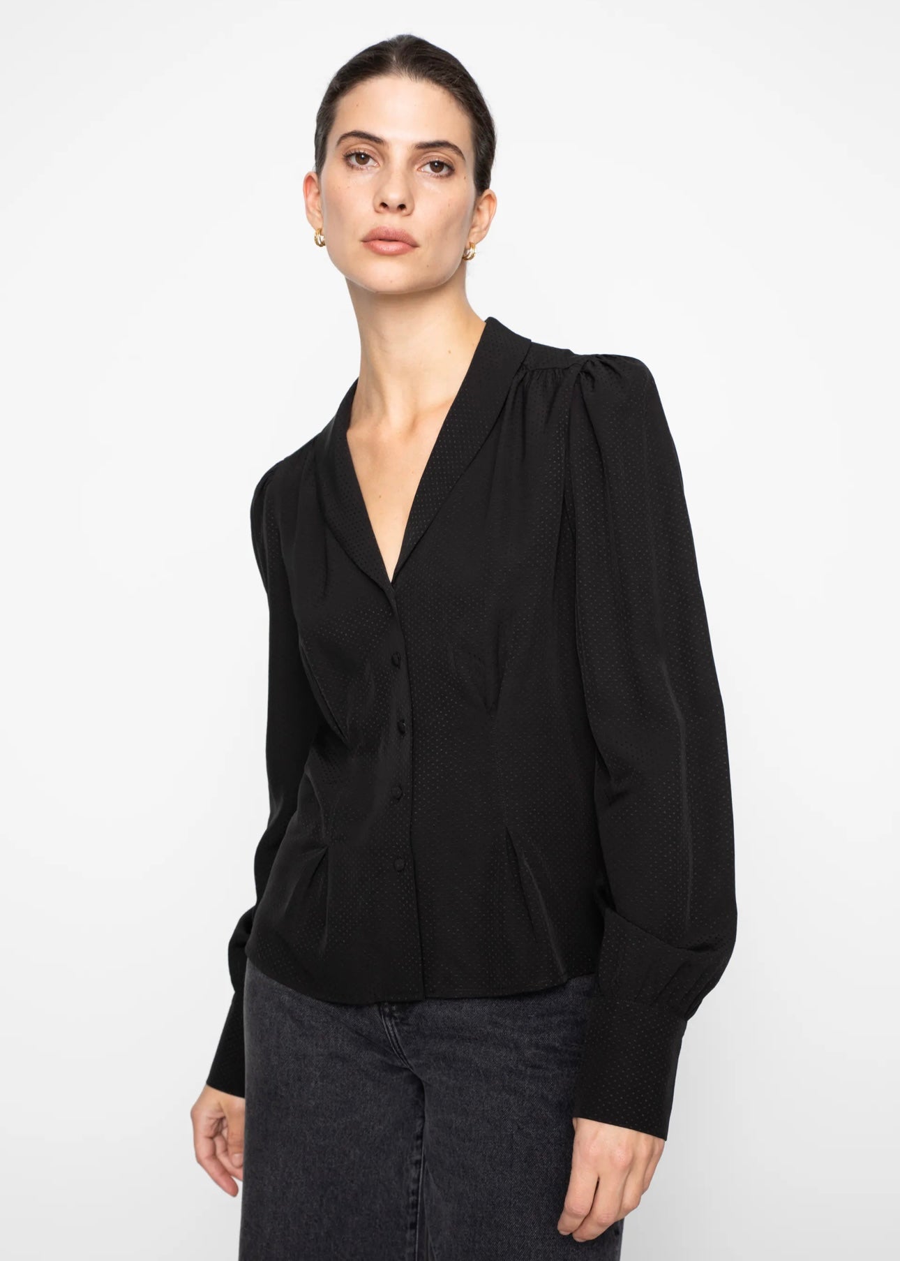 Camilla Pihl Ylva blouse - Black