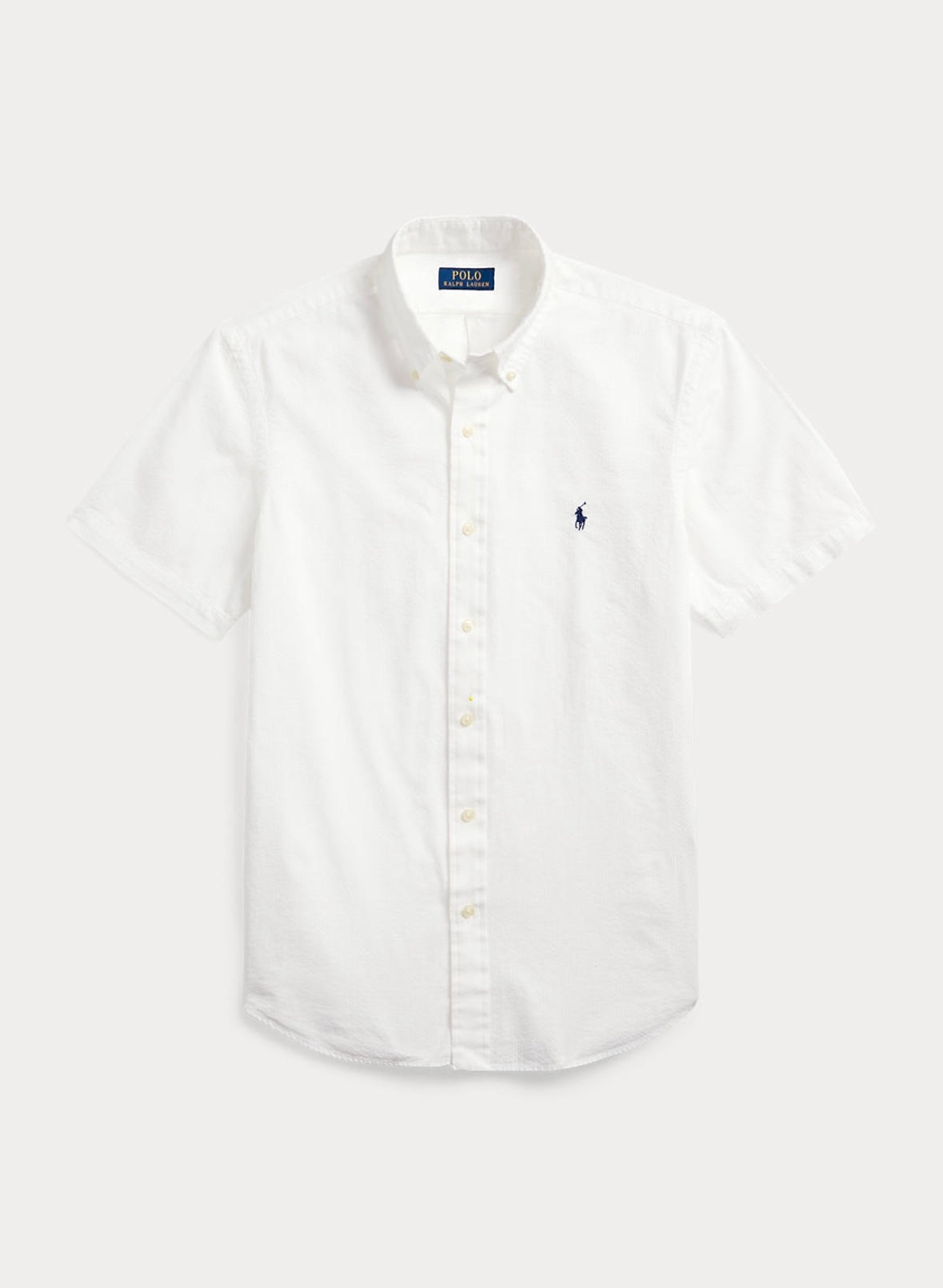 Polo Ralph Lauren Cotton Short shirt Custom Fit - White