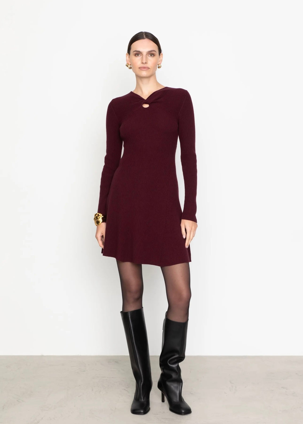 Camilla Pihl Myla dress - Bordeaux