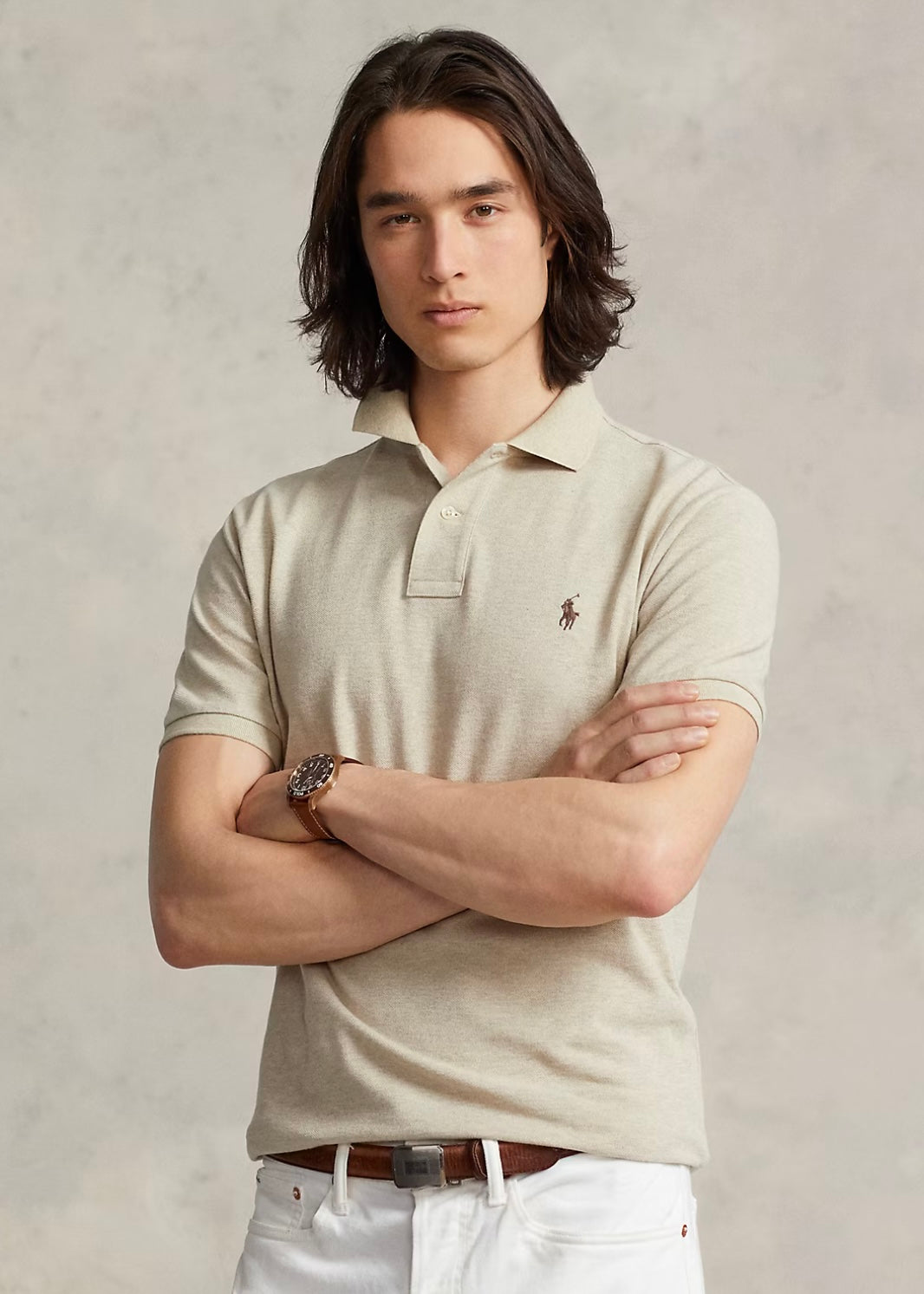 Polo Ralph Lauren pique - Expedition Dune