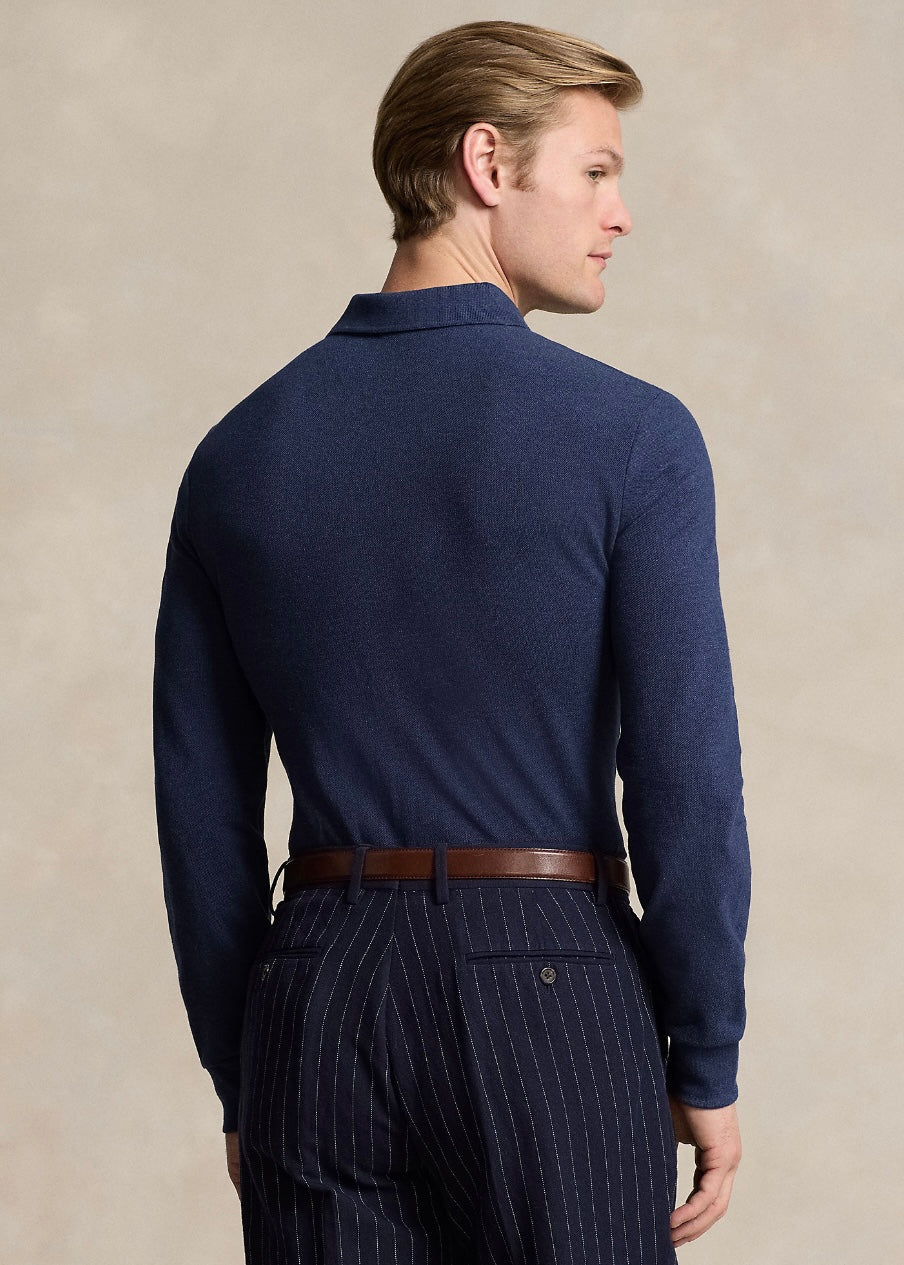Mesh Polo shirt Spring Navy