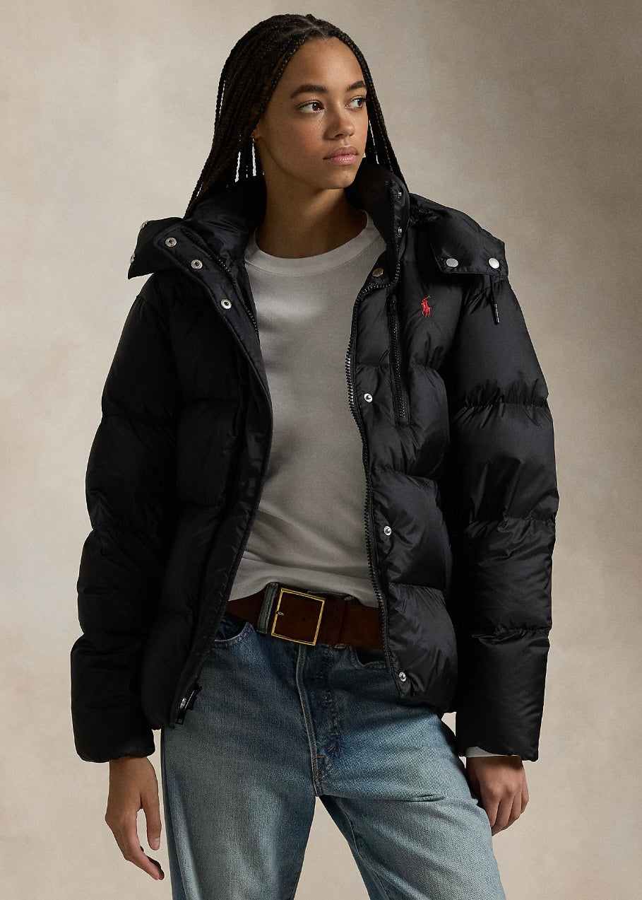 Quilted Down jacket Black
