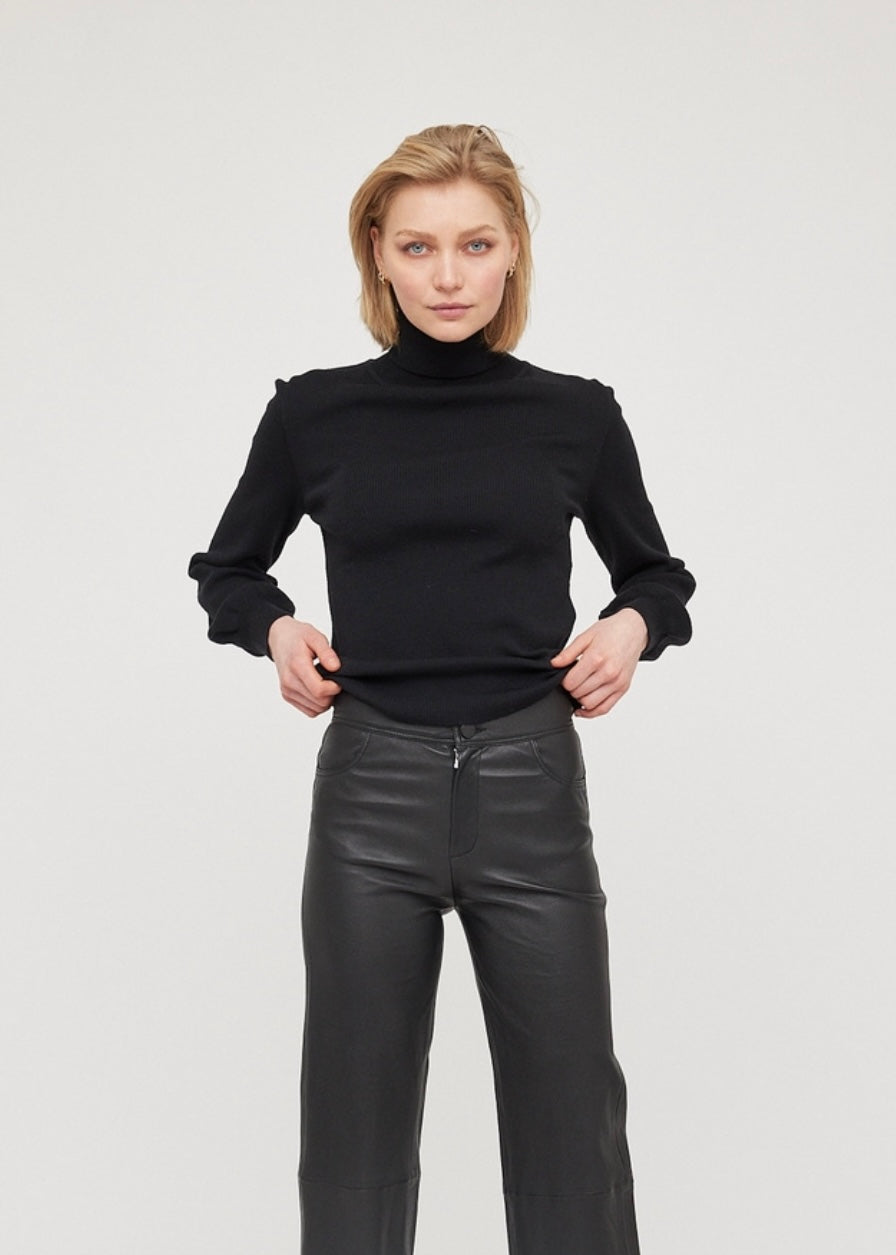 Ella&il Rosie Merino sweater - Black