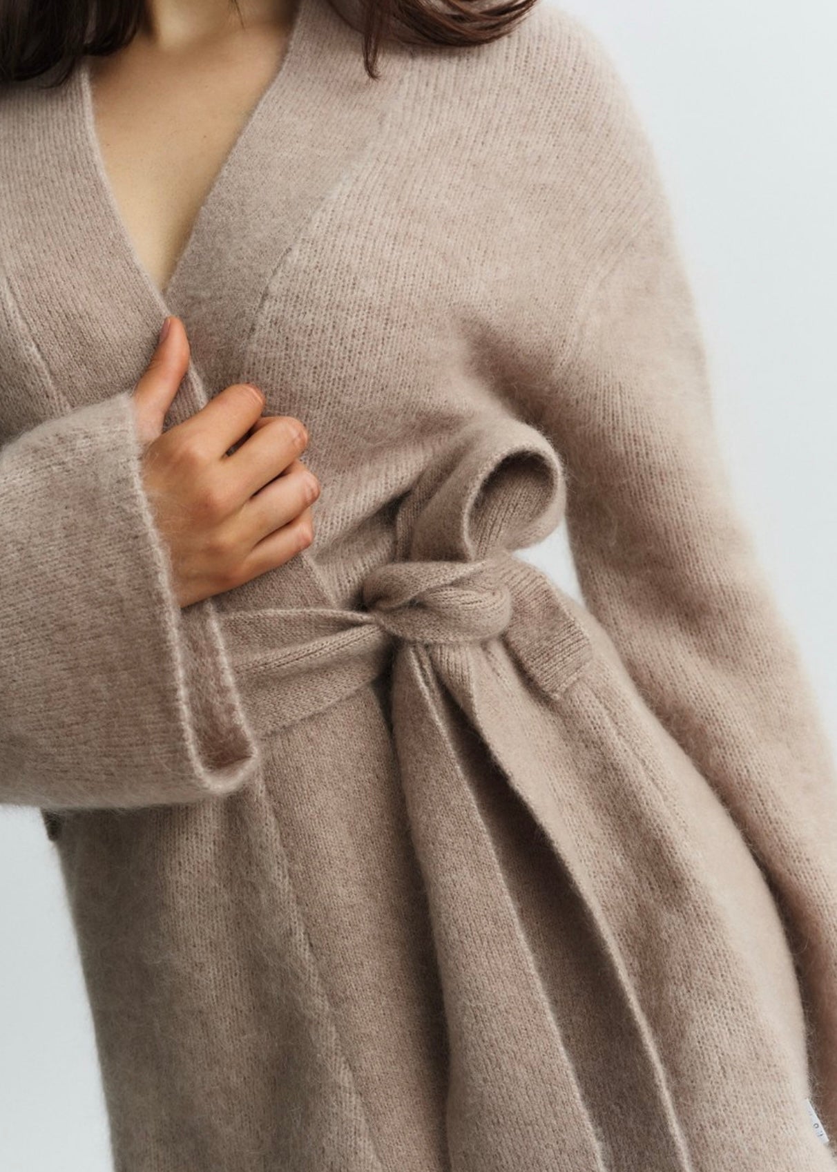 Vera Chunky cardigan Hazel Beige