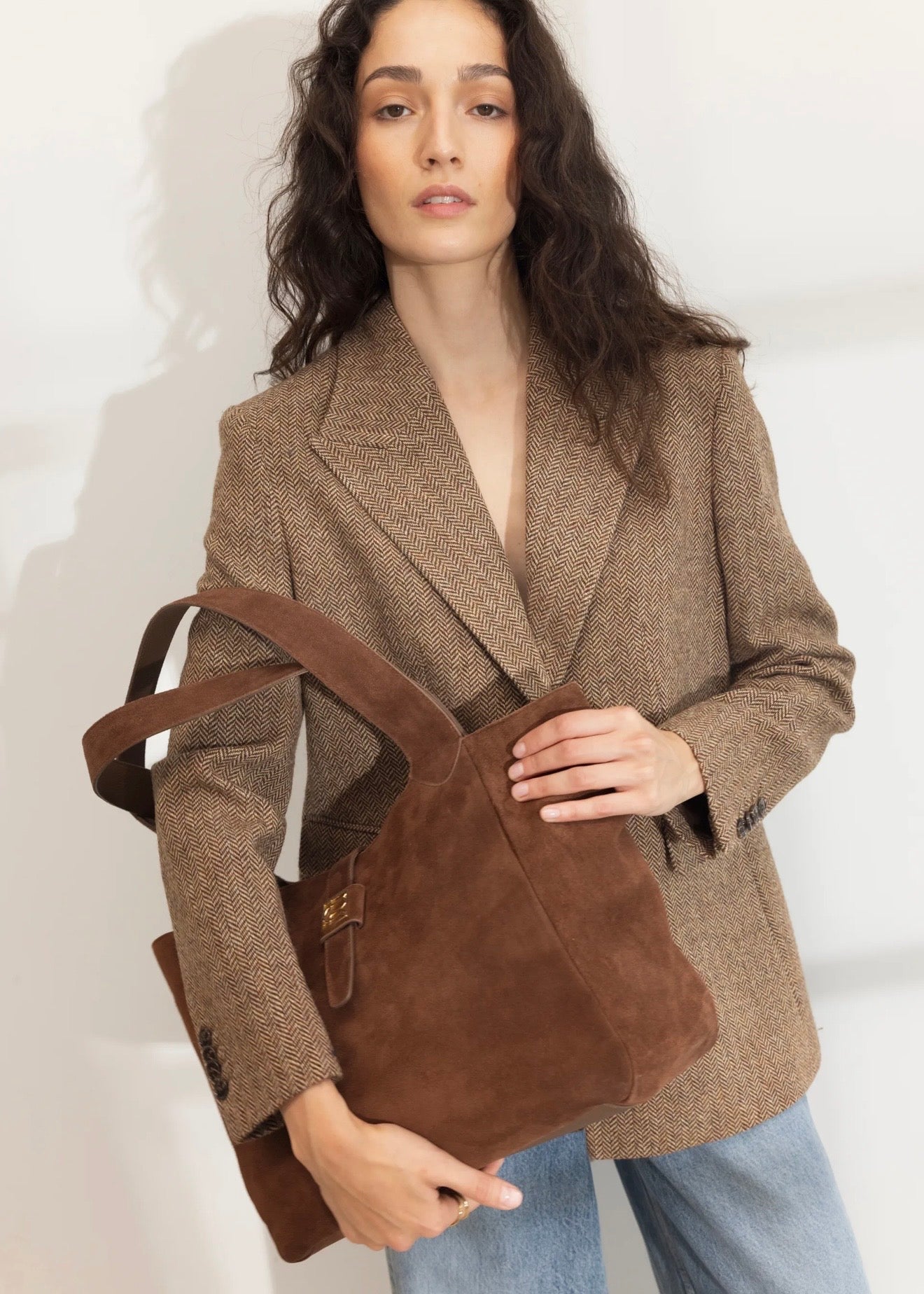 Lucille Tote Bag Large Cognac