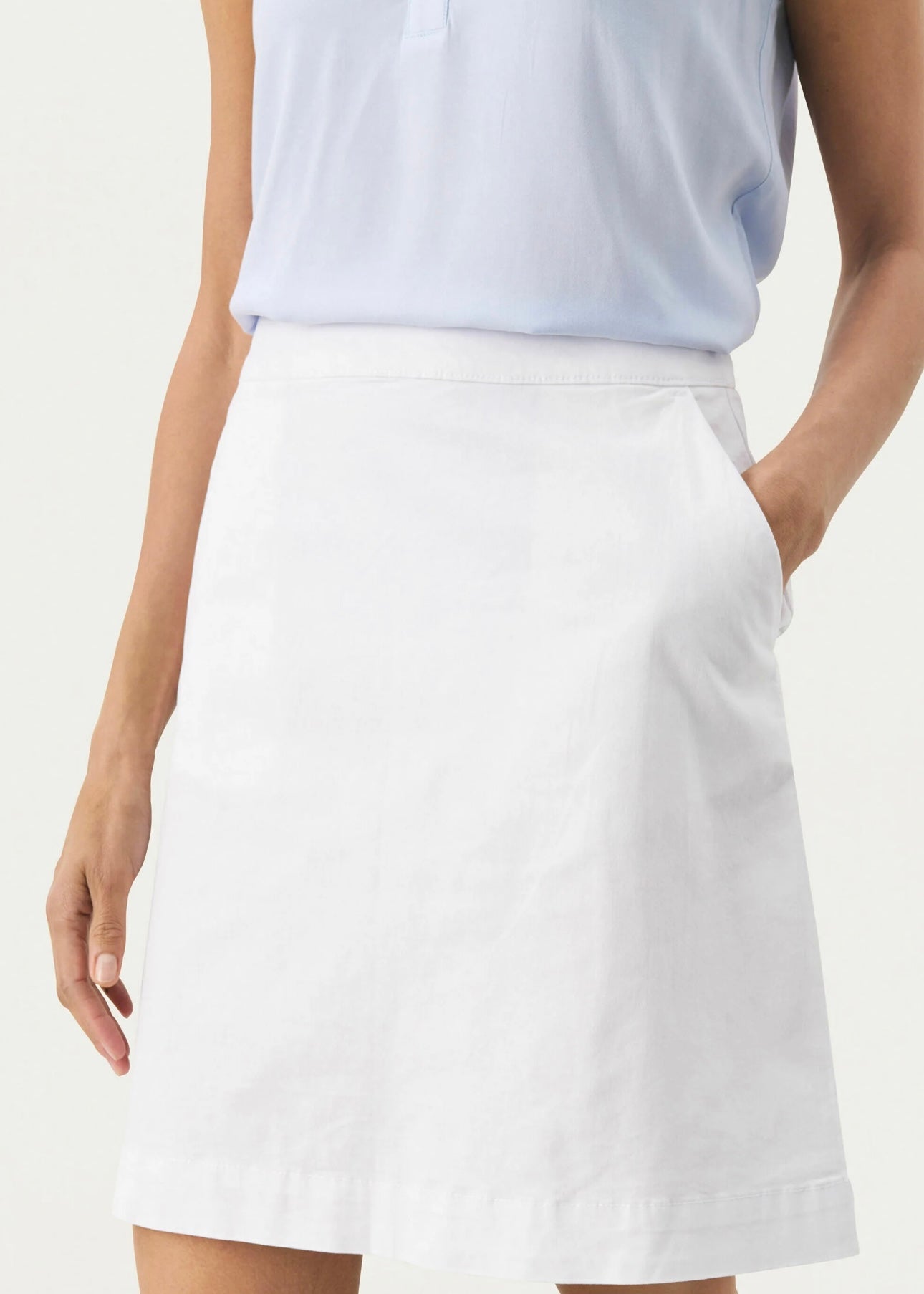 Part Two Evensas skirt - Bright White