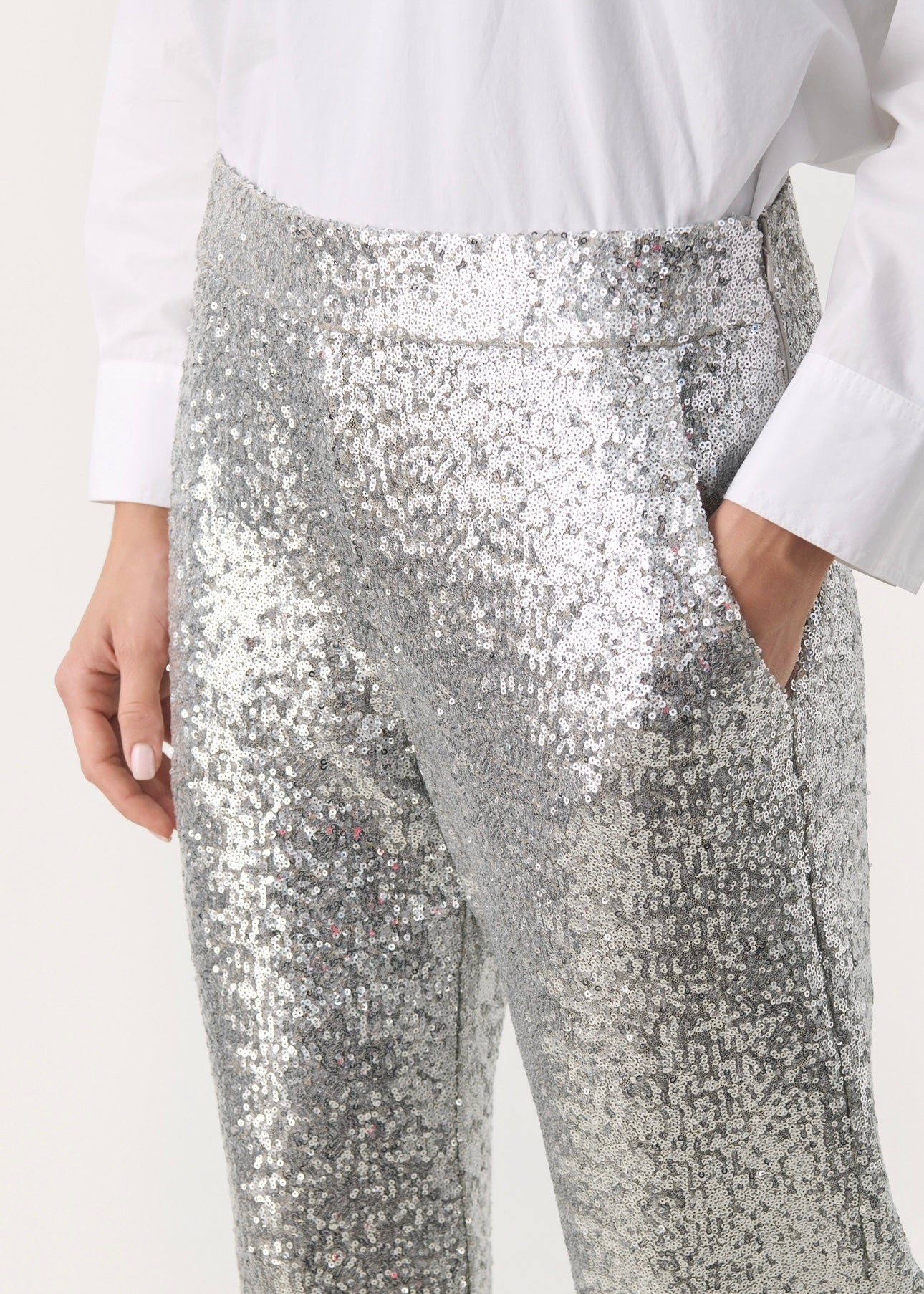 Part Two Melodie pants - Silver