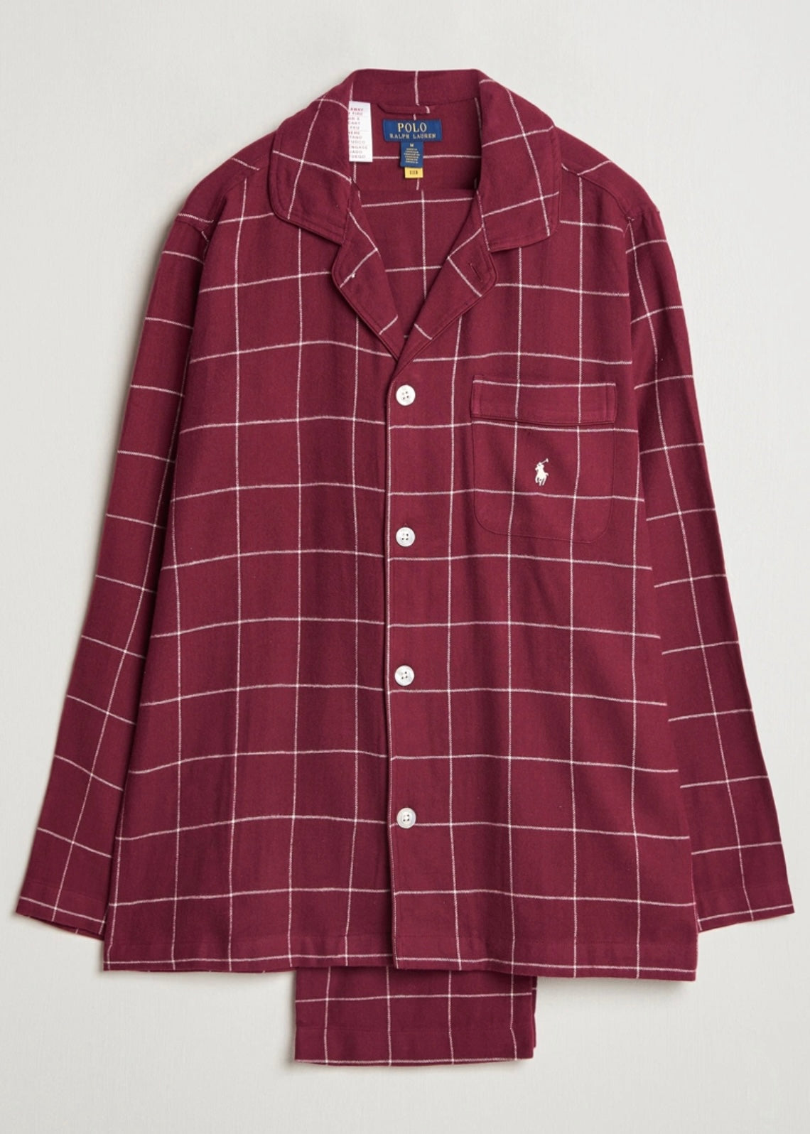 Polo Ralph Lauren Pyjamas set - Damson Red Windowpane