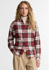 Elishaw Check Shirt Lt. Cardinal Tartan