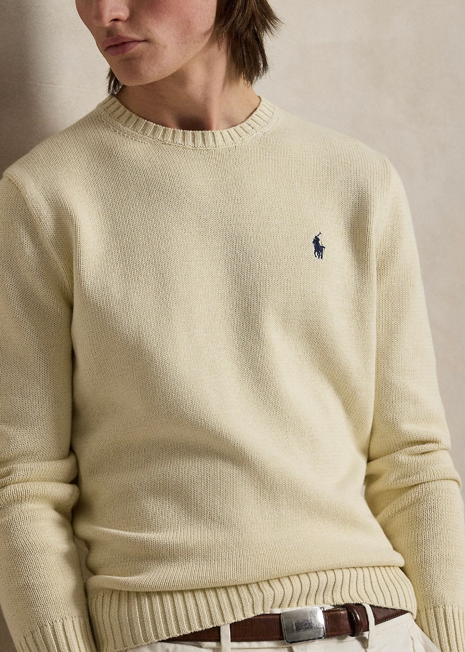 Cotton Crewneck sweater Andover Cream