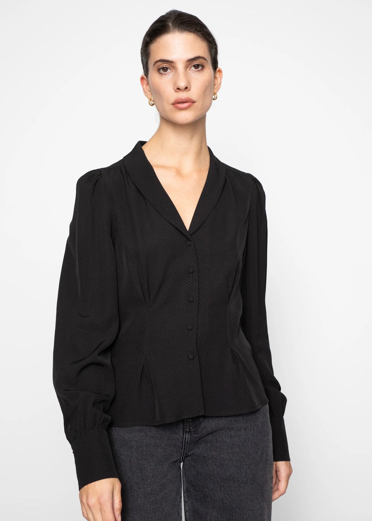 Camilla Pihl Ylva blouse - Black