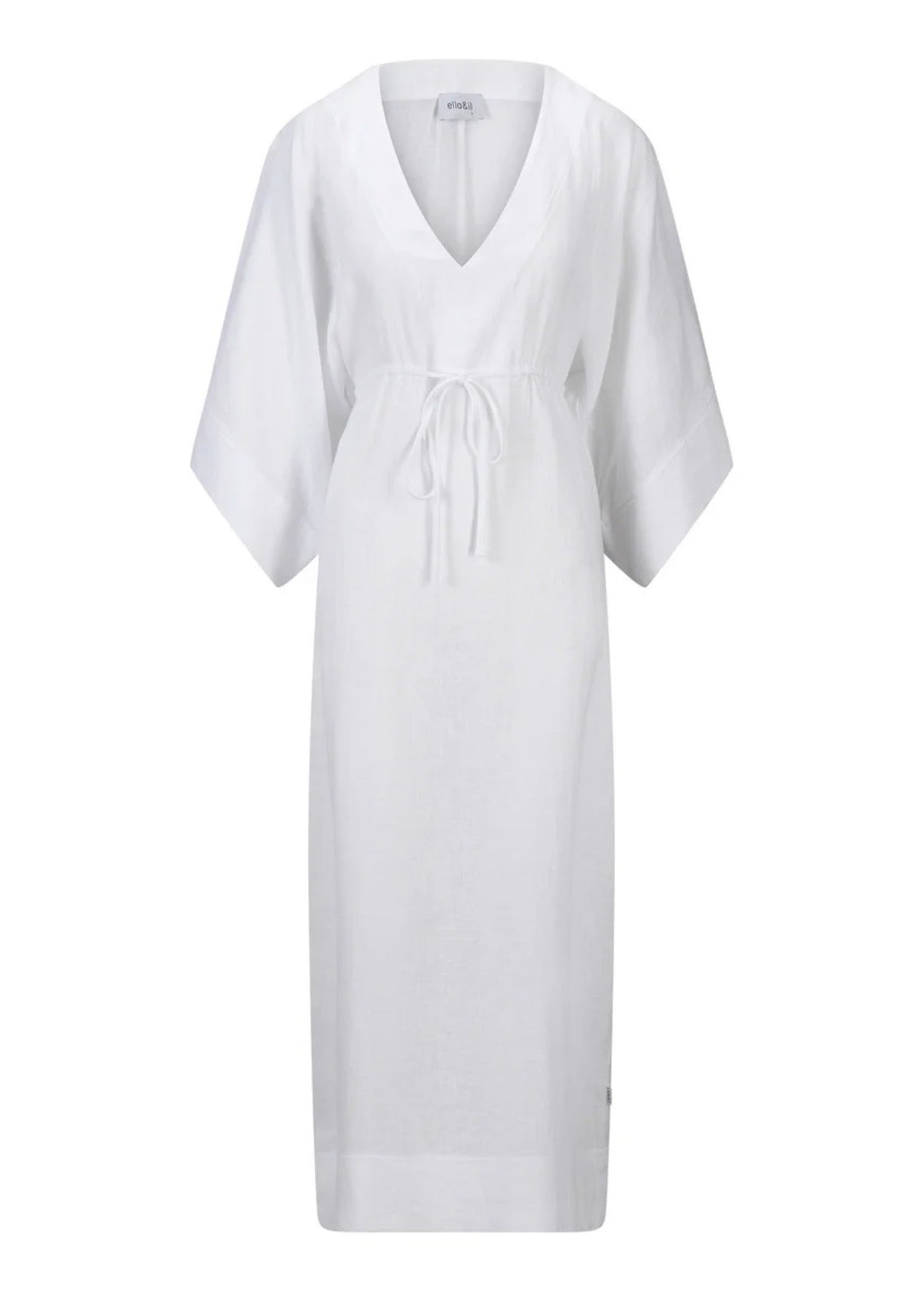 Pernille Linen Dress White