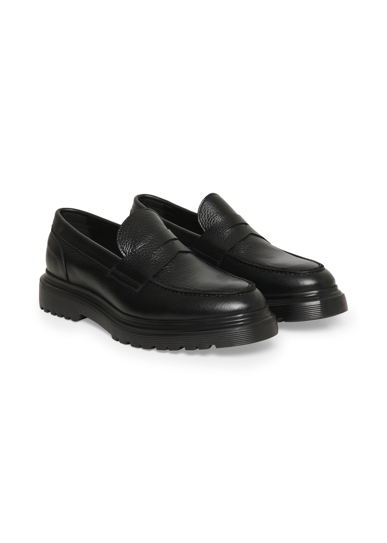 Martinique Britton Grain loafer - Black