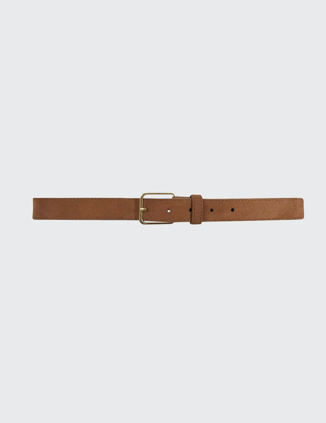 Camilla Pihl Aiden belt - Dark Camel Suede