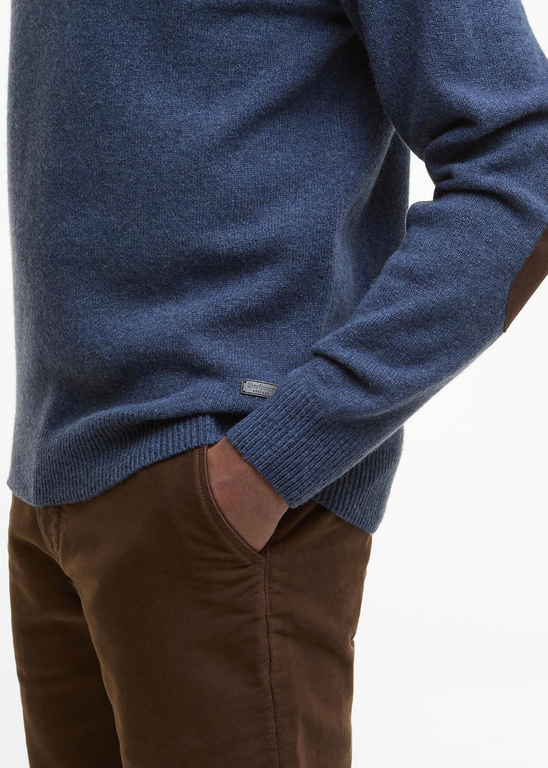 Essential Patch Half Zip Dark Indigo
