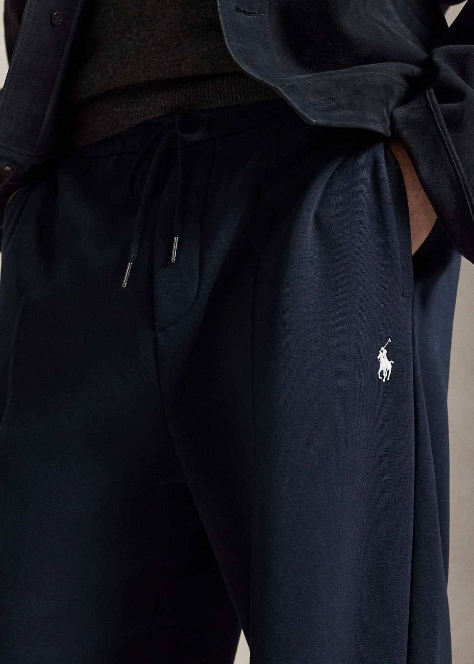Double Knit Drawstring Pant Navy
