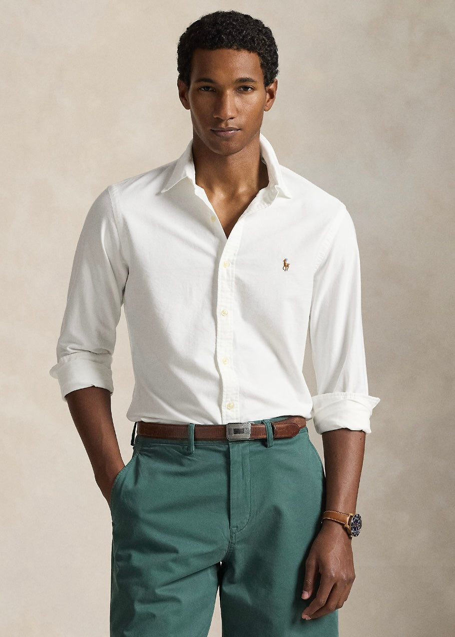 Slim Fit Oxford shirt White