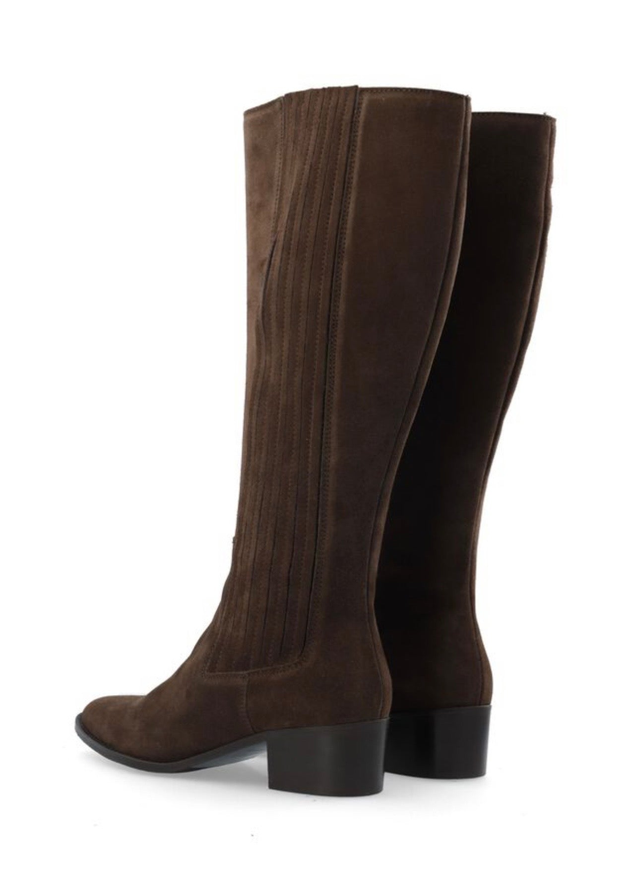 BIACarol Chelsea Knee High Suede Brown