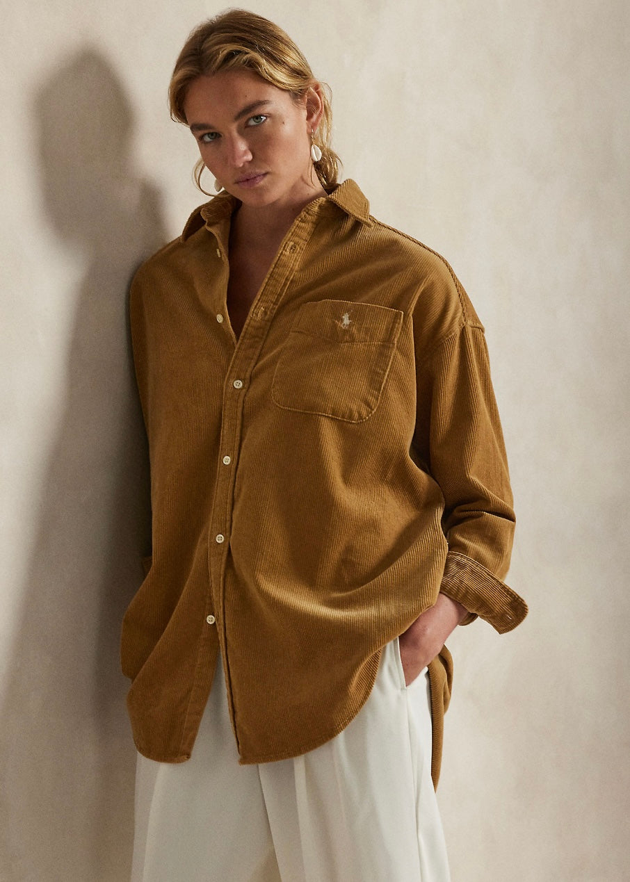 The Big Corduroy shirt Tan