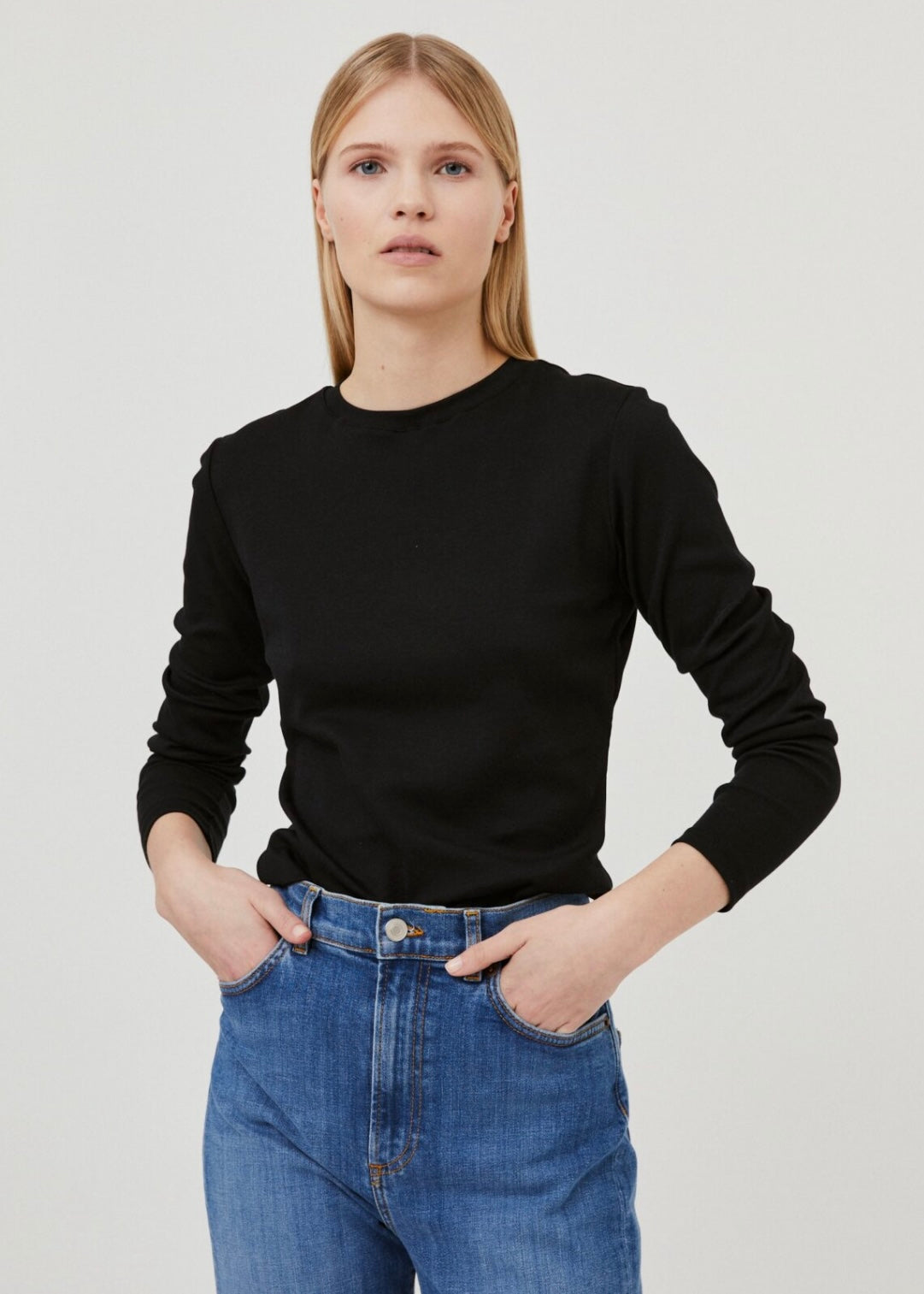 Julie Josephine Andrea longsleeve - Black