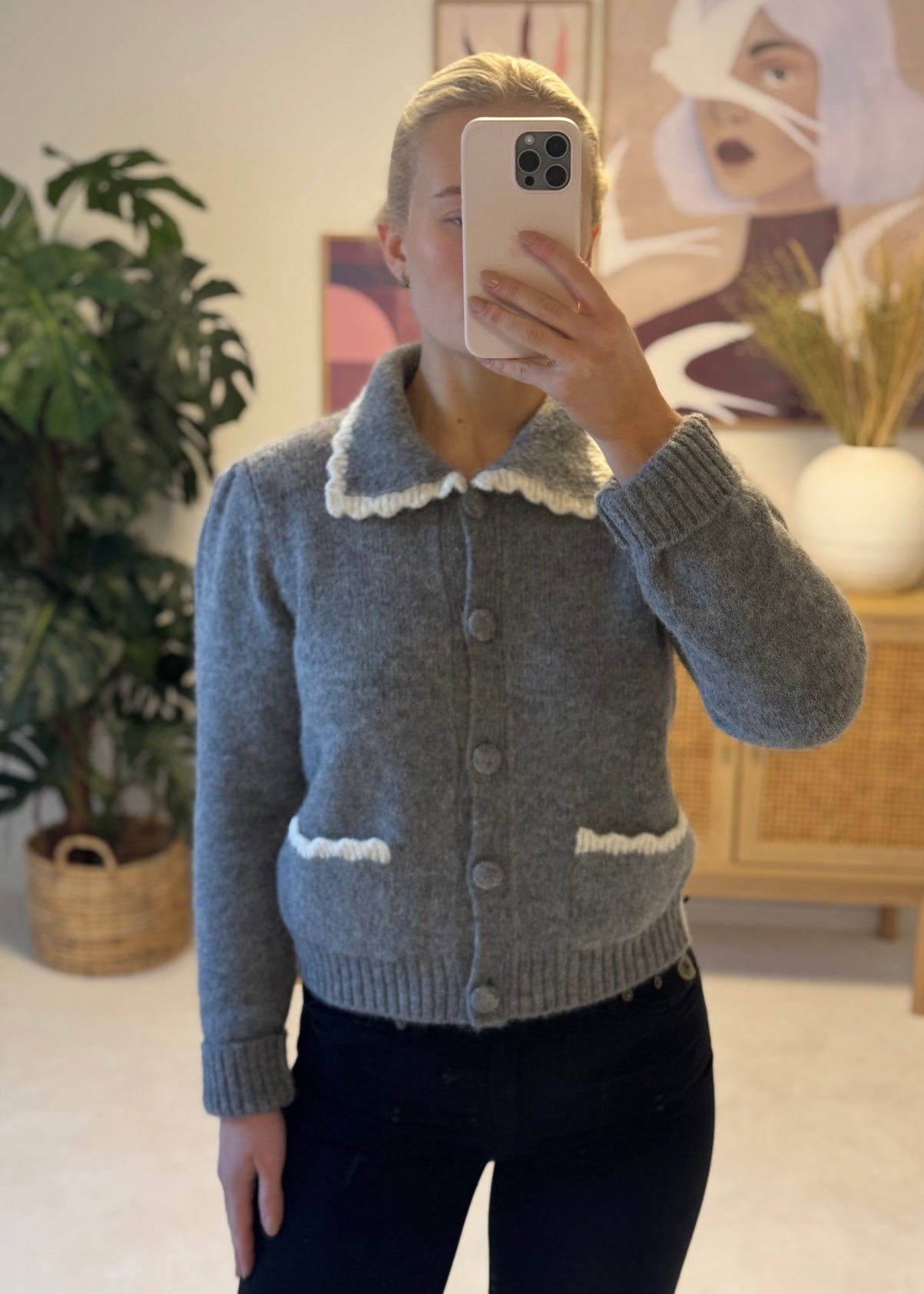 Isabella cardigan Grey Melange