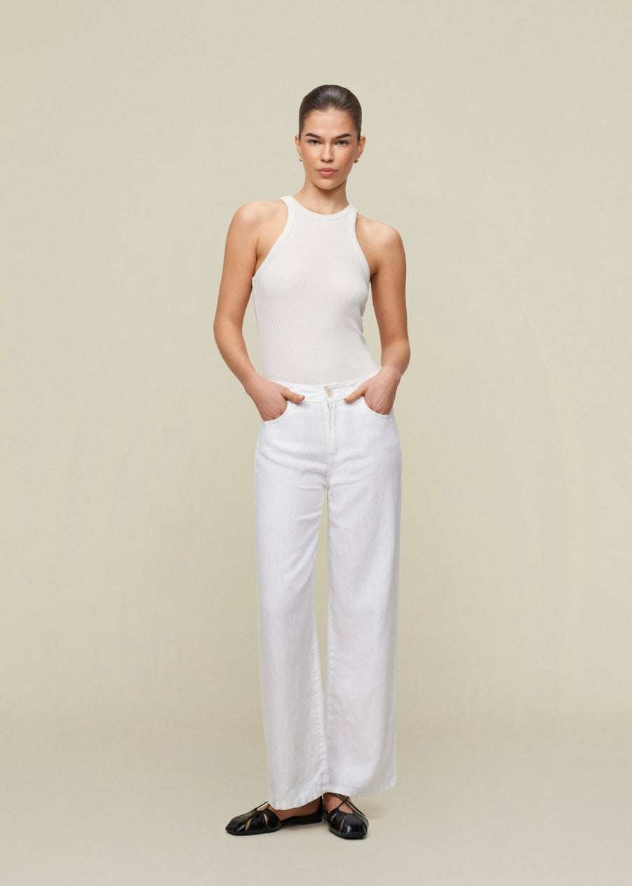 Culotte Linen Colour White