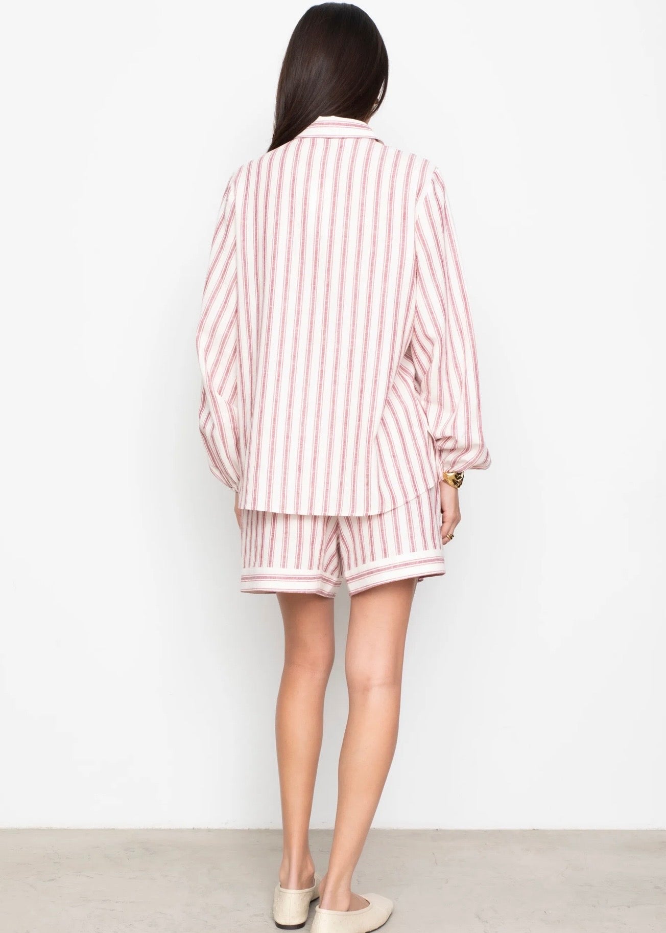 Fable Shirt Berry Stripe