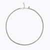 Gemma Necklace Rhodium