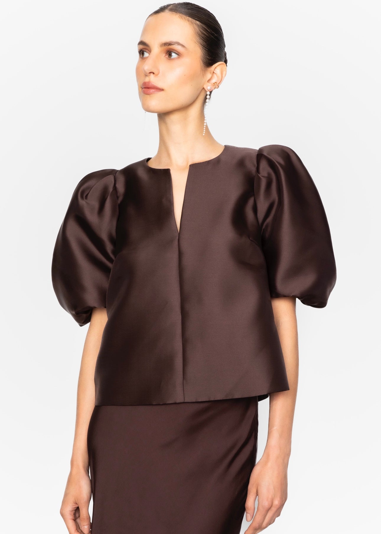 Maeve blouse Dark Brown