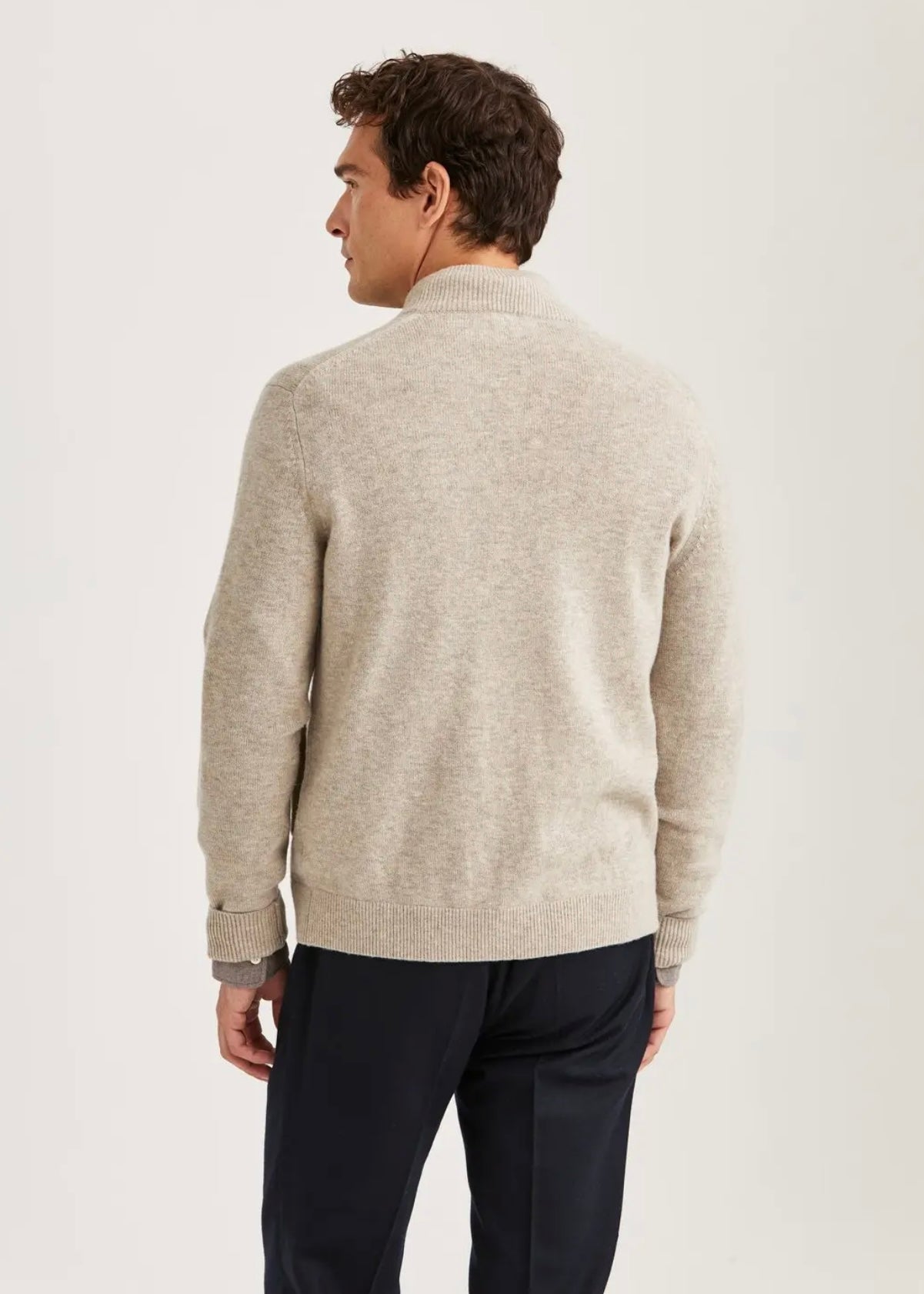 Hertford Button cardigan Khaki