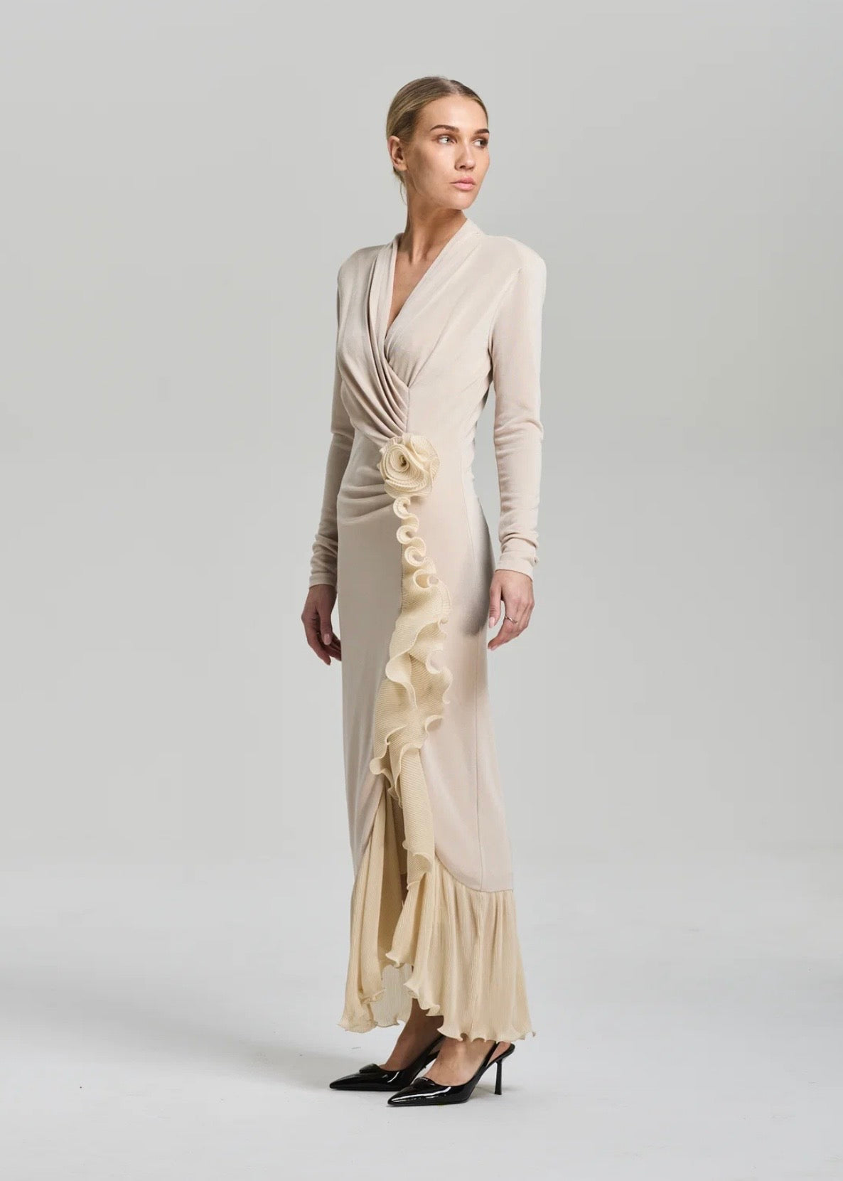 Dion Dress Pearled Ivory