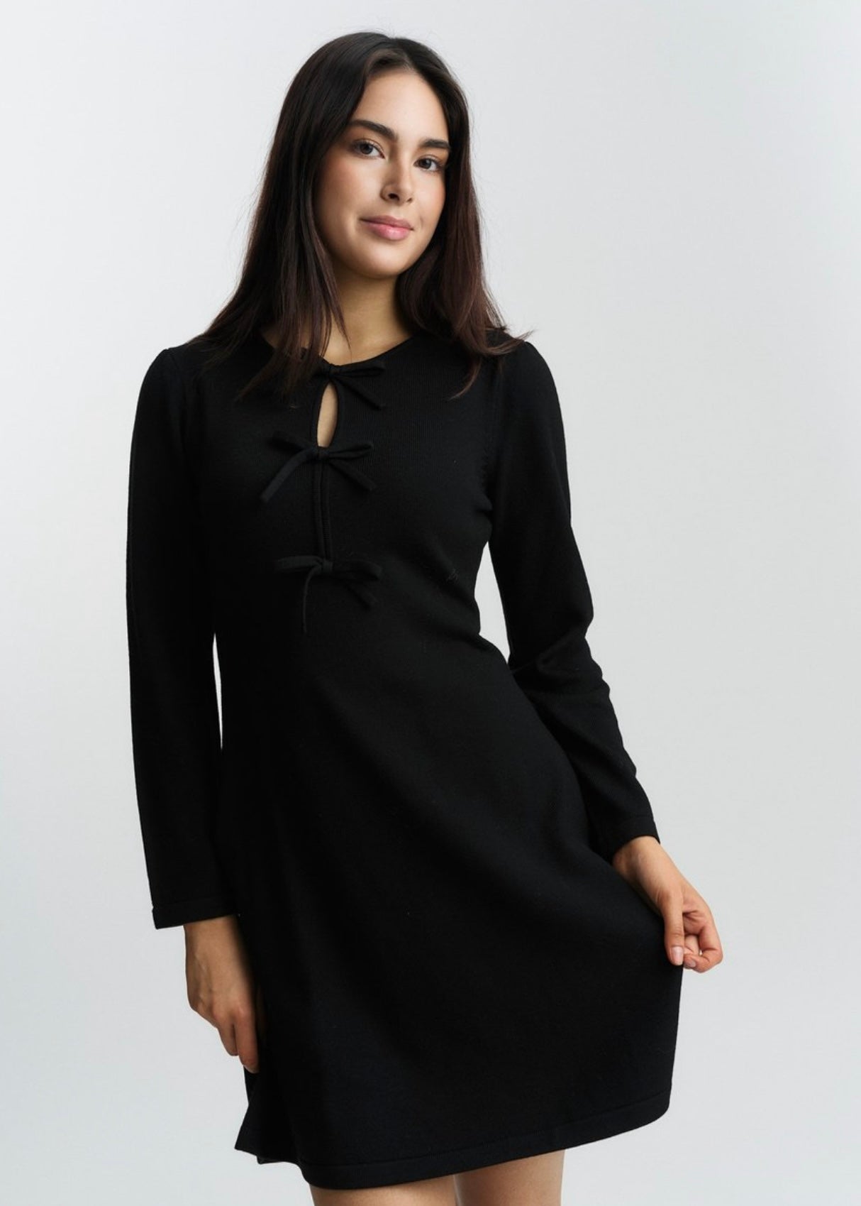 Dora Merino dress Black