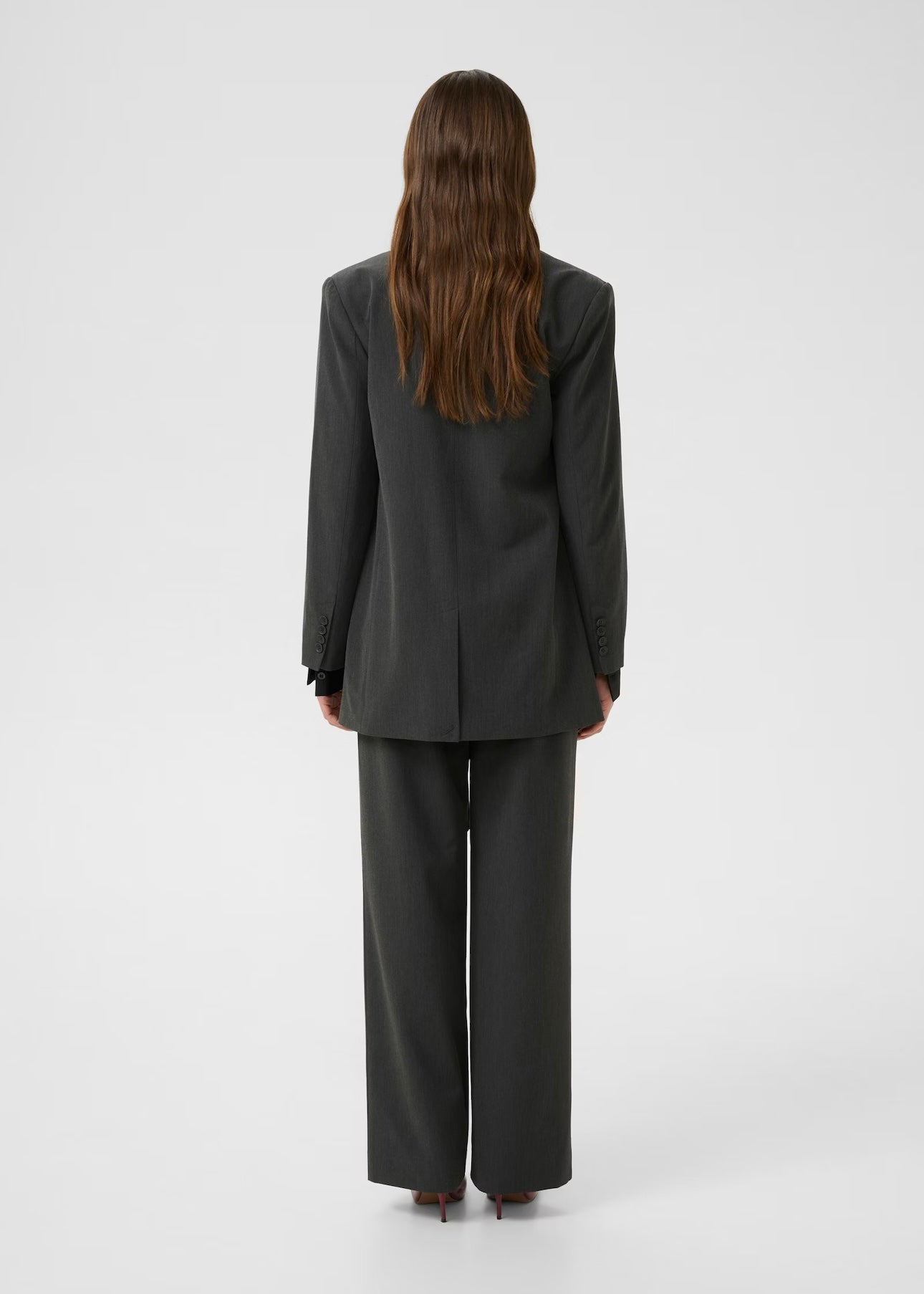 Erle blazer Dark Grey Melange
