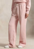 Fleece Wide Sweatpants Pink Sand