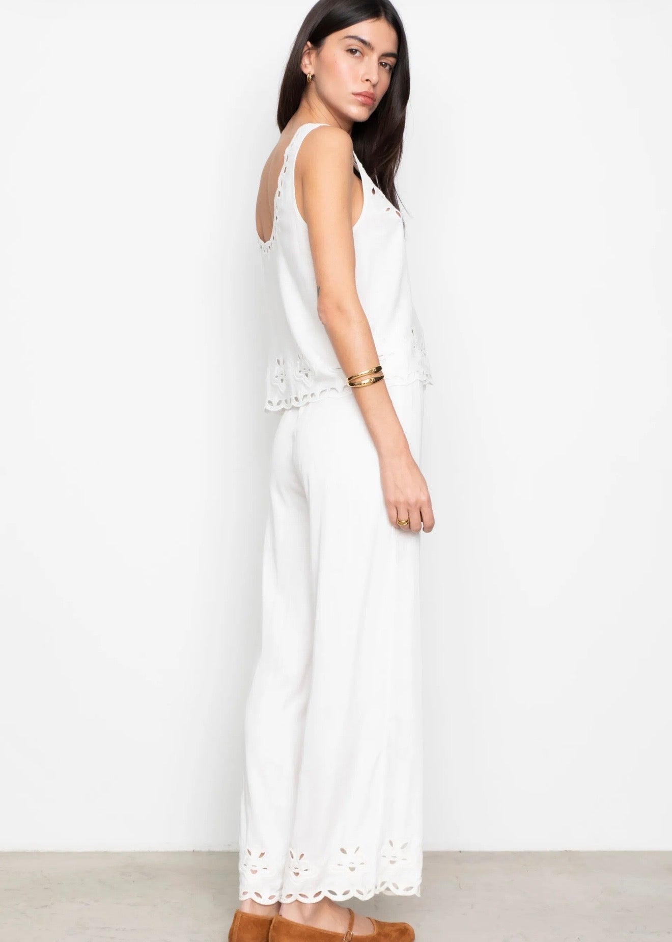 Everly Trouser White